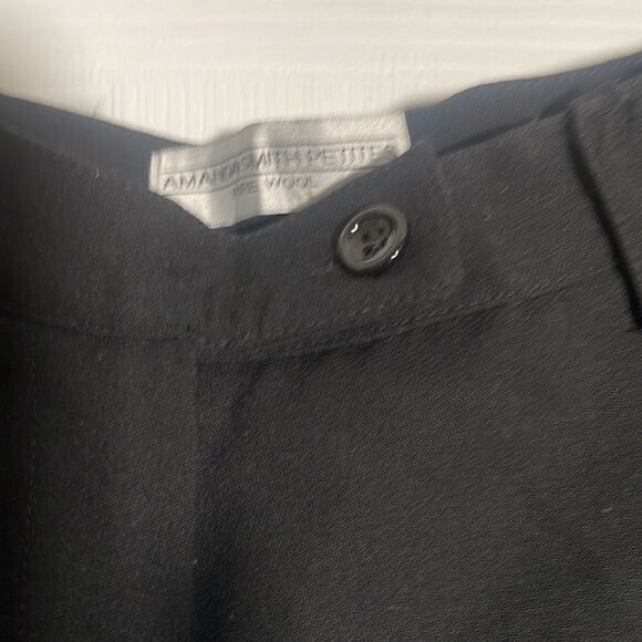 Amanda Smith Black Petite Pants 14P - Picture 3 of 5